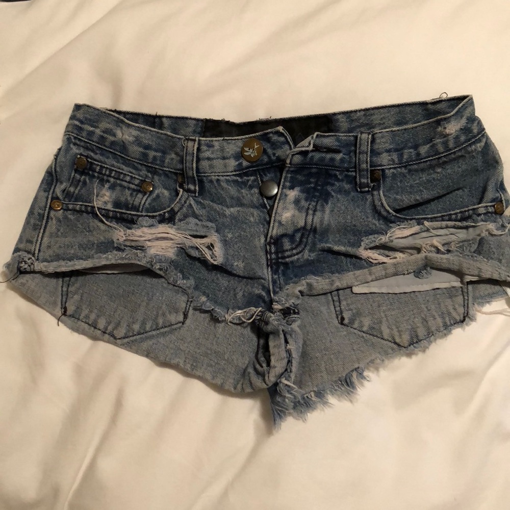 One Teaspoon Denim Shorts